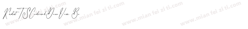 KardustTSCondensedDemoVersi BoldIta字体转换